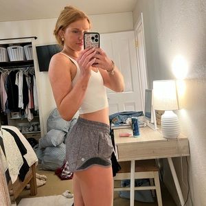 Grey hottie hot lulu lemon shorts